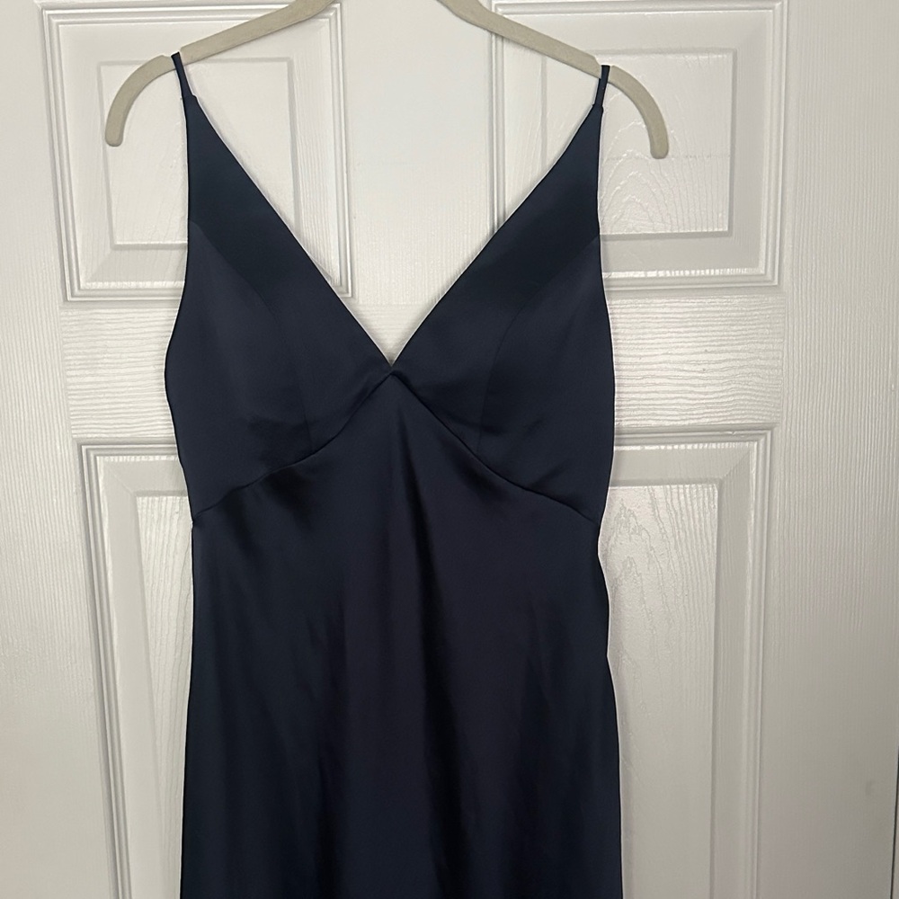 Jenny Yoo Navy Slip Dress - Picture 2 of 9